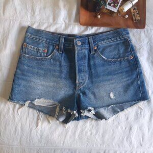 Levi's 501 Distressed Shorts